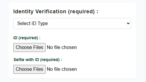 Verify your identity