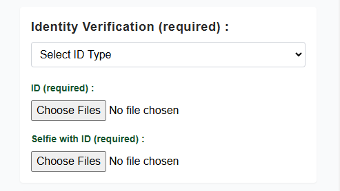 Verify your identity